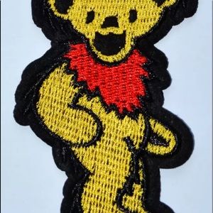 🐻 Grateful Dead’s Dancing Bear Band Iron On Patch
